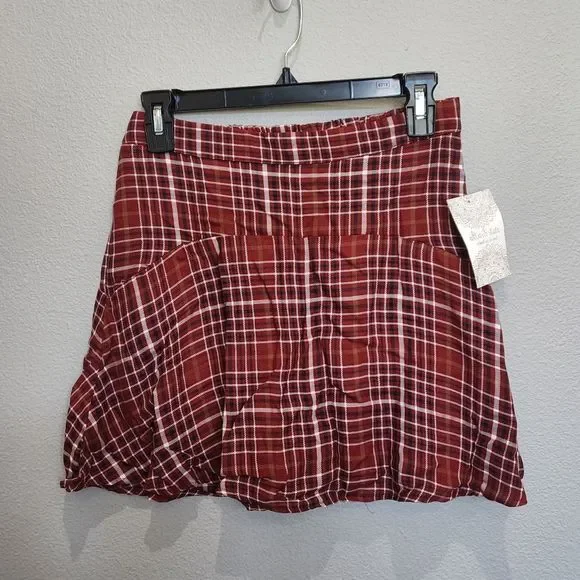NWT Altard State plaid red skort - Picture 1 of 3